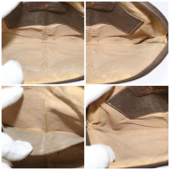 GUCCI GG Supreme Web Sherry Line Bag PVC Beige Gold 904 02 047 Auth 132567 - Picture 16 of 16